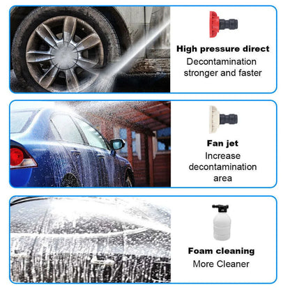 300W Cordless High-Pressure Car Washer – Portable Foam Spray Gun